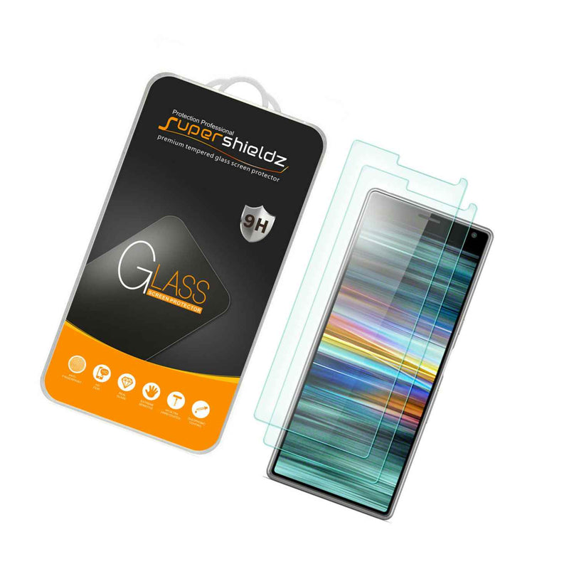 2 Pack Supershieldz Tempered Glass Screen Protector For Sony Xperia 10
