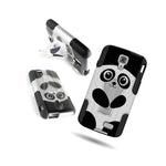 Coveron For Lg Access F70 Case Cute Panda Hybrid Hard Phone Stand Cover