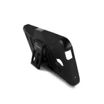 For Alcatel One Touch Conquest Case Black Holster Hybrid Clip Hard Phone Cover