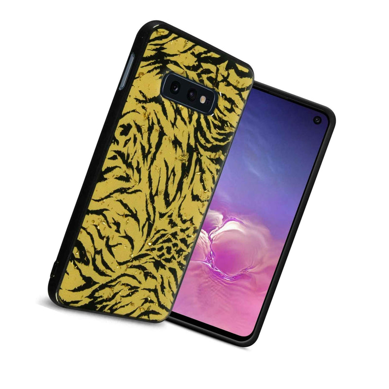 Tiger Glitter Bling Animal Skin Design Tpu Phone Case For Samsung Galaxy S10E