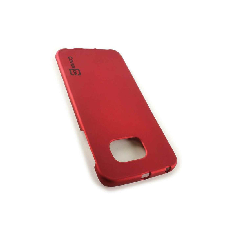 For Samsung Galaxy S6 Edge Hard Case Slim Matte Back Phone Cover Scarlet Red