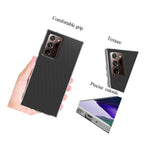 For Samsung Galaxy Note 20 Ultra Case Carbon Shockproof Slim Hard Phone Cover