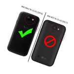 Hybrid Slim Fit Hard Back Cover Phone Case For Lg K3 Clear