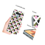 Pink Box Marble Designed Tpu Slim Hard Back Cover Phone Case For Lg K51 Reflect