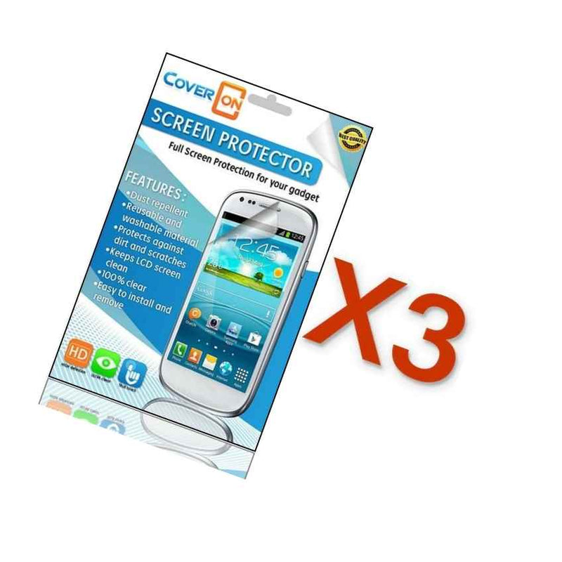 Lot 3 New Hd Clear Anti Glare Screen Protector Cover For Motorola Droid 4 Xt894
