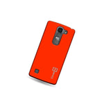 For Lg Escape 2 Logos Spirit Case Neon Orange Slim Plastic Hard Back Cover