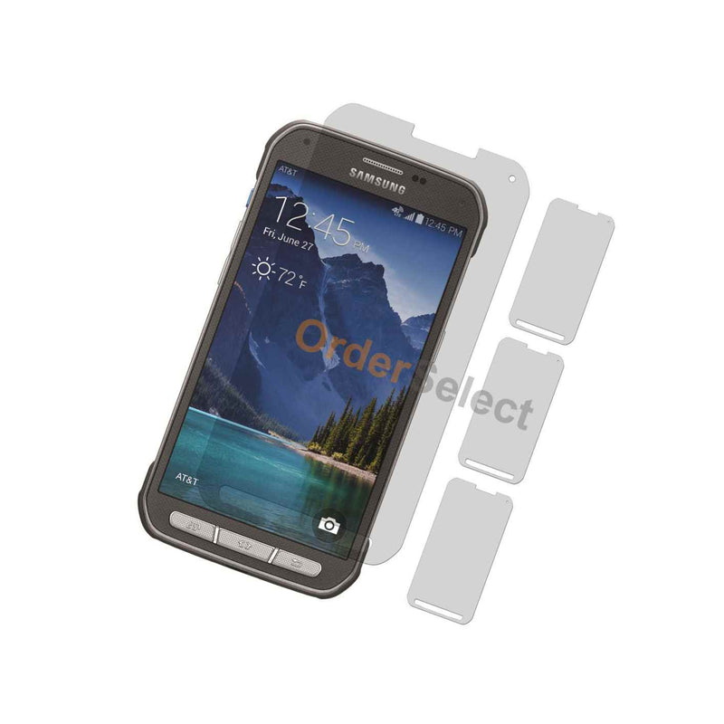 3X New Clear Hd Lcd Screen Protector For Android Phone Samsung Galaxy S5 Active