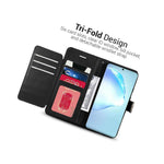 Beige Checker Rfid Blocking Pu Leather Wallet Case For Samsung Galaxy S20 Plus