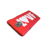 For Samsung Galaxy Note 4 Case Red Love Hard Slim Protective Phone Back Cover