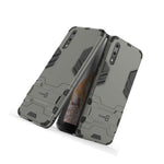 For Huawei P20 Case Gray Black Slim Hybrid Hard Kickstand Phone Cover