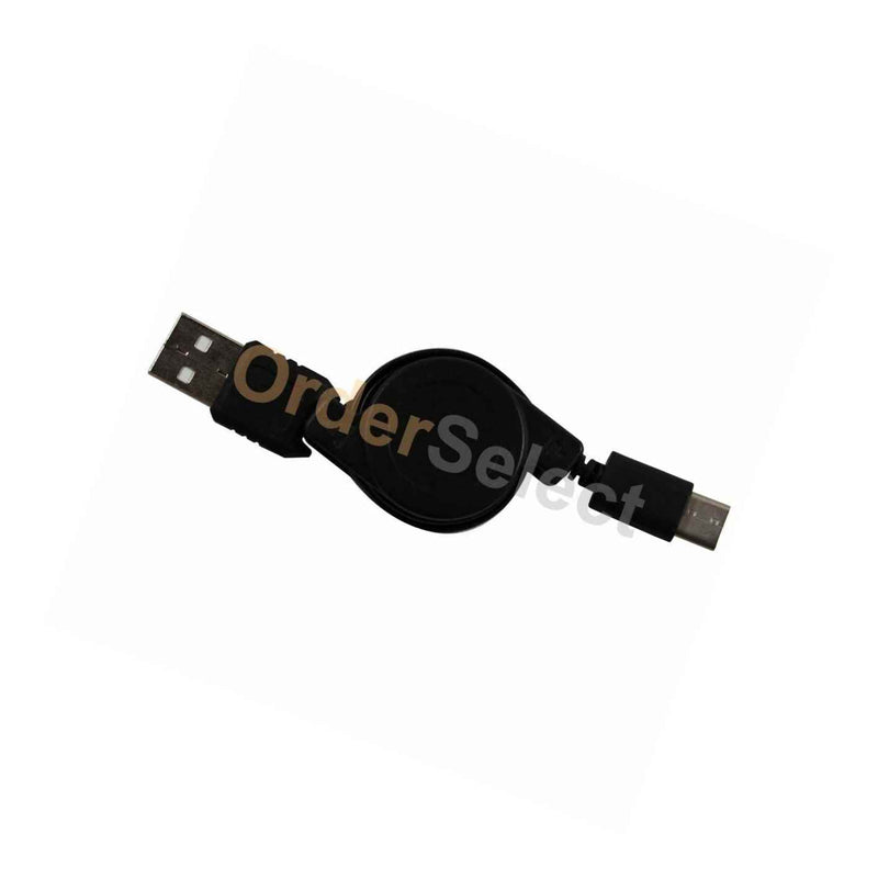 Usb Type C Retract Cable Cord For Motorola One Hyper Oneplus 7T Pro 5G Mclaren