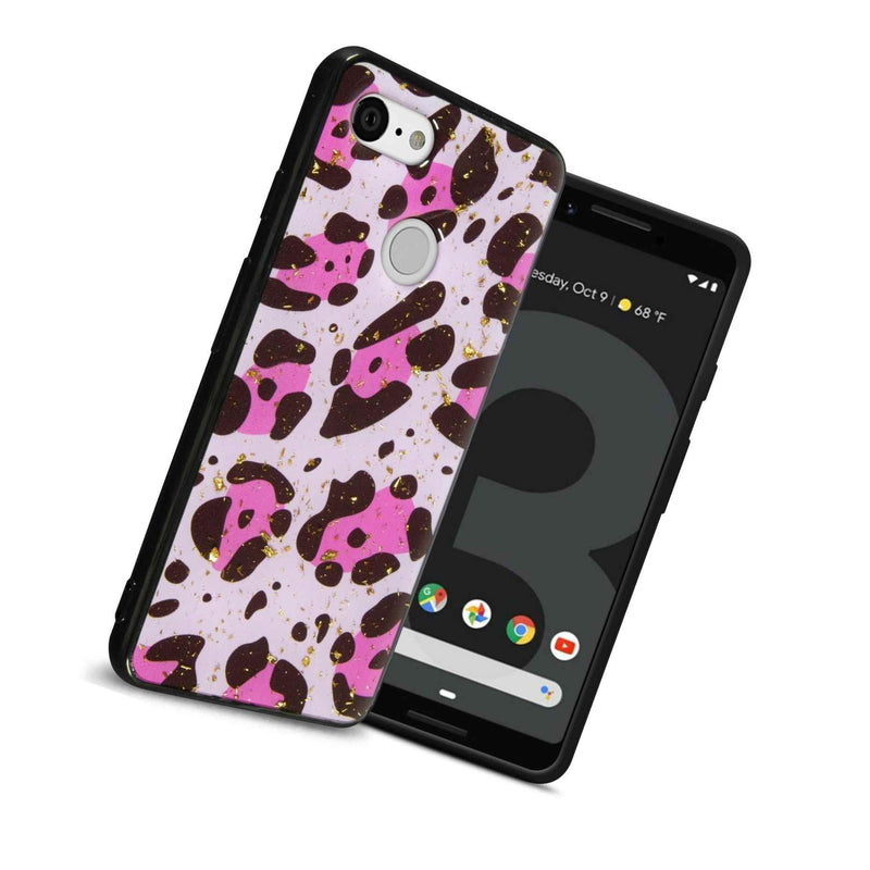 Pink Leopard Print Cover Animal Skin Tpu Slim Phone Case For Google Pixel 3