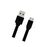 2X Micro Usb Flat Noodle Charger Data Sync Cable Cord For Android Cell Phone
