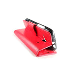 For Alcatel One Touch Evolve 2 4037T Case Leather Card Wallet Red