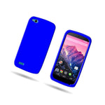 For Blu Life Play Blue Case Silicone Soft Rubber Skin Phone Cover