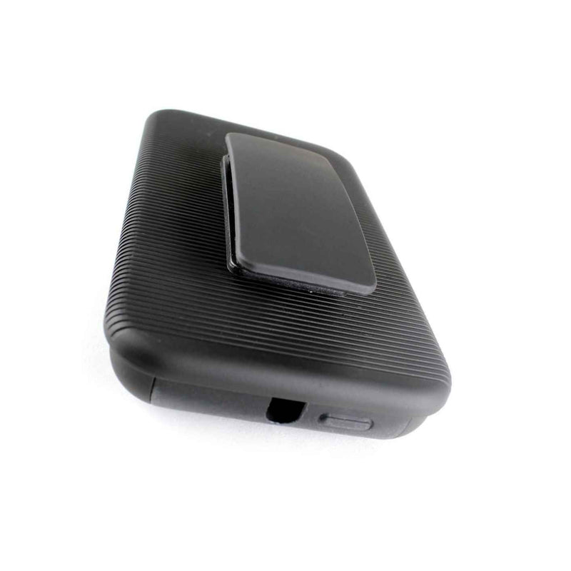 For Alcatel One Touch Evolve 2 4037T Case Black Holster Hard Cover