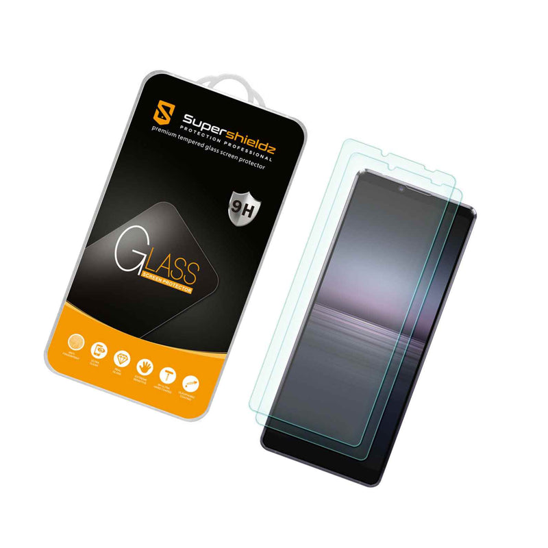 2 Pack Supershieldz Tempered Glass Screen Protector For Sony Xperia 10 Iii