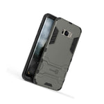 For Samsung Galaxy S8 Plus Phone Case Armor Kickstand Slim Hard Cover Gray