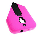 For Alcatel One Touch Fierce 7024W Pink Hybrid Stand Tough Protective Cover Case