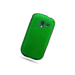 Dark Green Case For Samsung Galaxy Exhibit T599 Hard Rubberized Snap On Cover