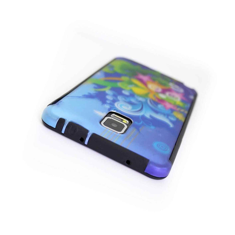 Coveron For Samsung Galaxy Note 4 Case Ultra Slim Hybrid Cover Floral Burst