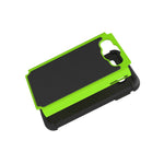 For Samsung Galaxy E5 Case Neon Green Black Rugged Skin Phone Cover