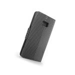 Coveron For Samsung Galaxy S6 Edge Plus Case Wallet Pouch Cover Carbon Fiber