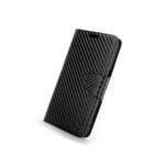 Coveron For Samsung Galaxy S6 Edge Plus Case Wallet Pouch Cover Carbon Fiber