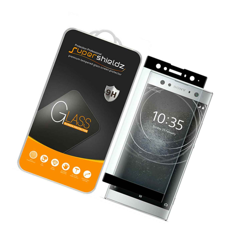 Full Cover Tempered Glass Screen Protector For Sony Xperia Xa2 Ultra Black