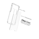 Clear Trim Hybrid Slim Fit Cover Hard Phone Case For Samsung Galaxy A71