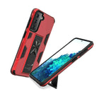 For Samsung Galaxy S21 Plus 5G Case Ring Magnetic Kickstand Red Phone Cover