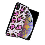Pink Leopard Print Cover Animal Skin Tpu Phone Case For Apple Iphone Xs X