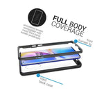 Black Trim Shockproof Hard Cover Full Body Clear Phone Case For Oneplus 8 Pro