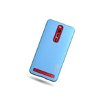 For Asus Zenfone 2 5 5 Case Sky Blue Slim Plastic Hard Back Phone Cover Armor
