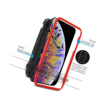 Red Protective Hybrid Cover For Apple Iphone 11 Pro Max Shockproof Phone Case