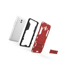 For Huawei Mate 10 Phone Case Armor Kickstand Slim Hard Cover Red Black