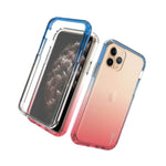 Pink Blue Hard Case For Apple Iphone 11 Pro Colorful Full Body Phone Cover