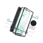 Black Protective Hybrid Cover For Samsung Galaxy Note 10 Shockproof Phone Case