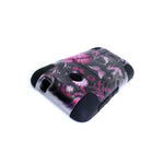 Coveron For Nokia Lumia 530 Case Pink Butterfly Hybrid Hard Phone Stand Cover