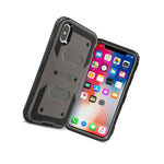 Gray Black Full Body Phone Case Front And Back Cover For Apple Iphone Xs Max