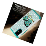 Owl Rhinestone Bling Shockproof Cover Phone Case For Samsung Galaxy S20 Plus