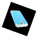 Coveron For Htc Desire 610 Case Hybrid Diamond Hard Sky Blue Phone Cover