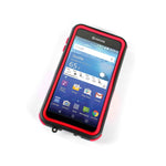 For Kyocera Hydro Wave Case Red Black Rugged Tough Hybrid Phone Cover
