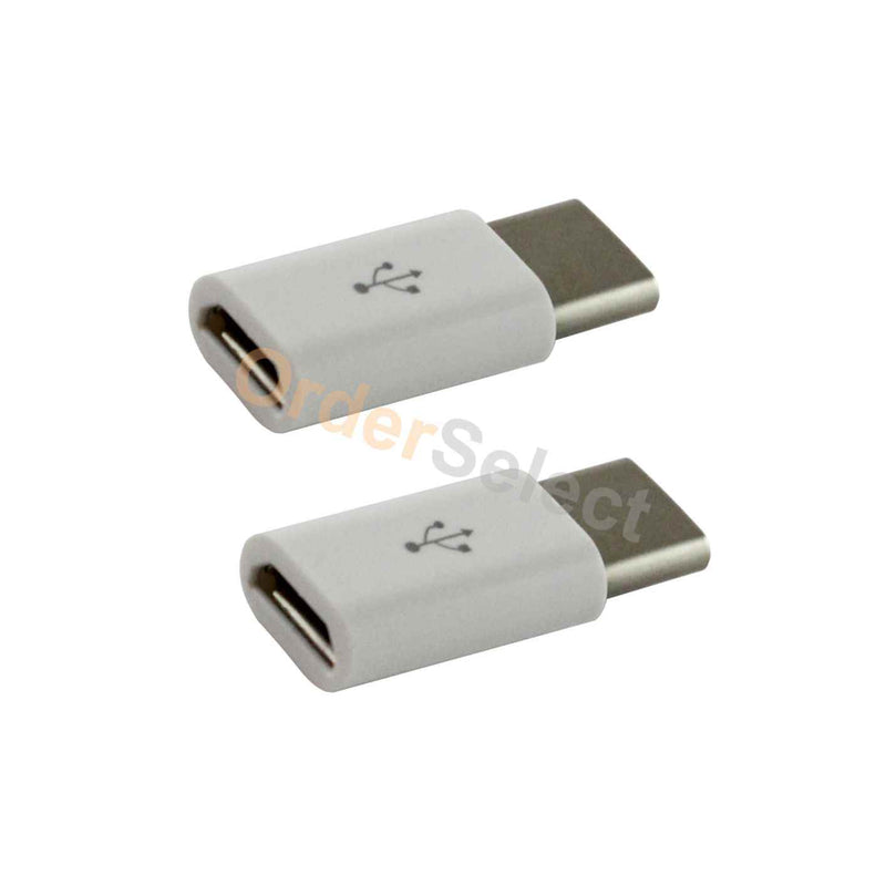 2X New Usb Type C To Micro Usb Charger Adapter For Zte Grand X3 X Max 2 Zmax Pro