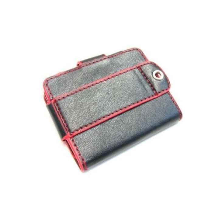 Black Cover Wallet Flip Case W Strap For Apple Ipod Nano 3