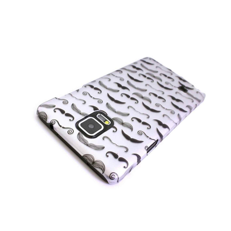 For Samsung Galaxy Note 4 Case Mustache Design Hard Phone Slim Cover