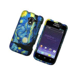 Hard Cover Protector Case For Zte Avid 4G N9120 Starry Night