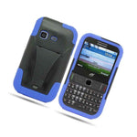 For Samsung S390G Freeform M T189 Case Hard Silicone Hybrid Cover Blue Black