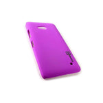 For Microsoft Lumia 640 Case Purple Violet Slim Plastic Hard Back Cover
