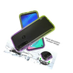 Purple Yellow Hard Case For Motorola Moto G Power Full Body Colorful Phone Cover